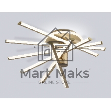 Потолочный светодиодный светильник Ambrella light FL6234 GD золото 96W 3000K-6400K 605*605*200 (ПДУ ИК)