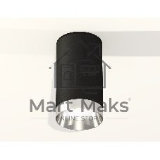 Светильник Ambrella Light XS6323022 SBK/PSL черный песок/серебро полированное MR16 GU5.3 (C6323, N6132)