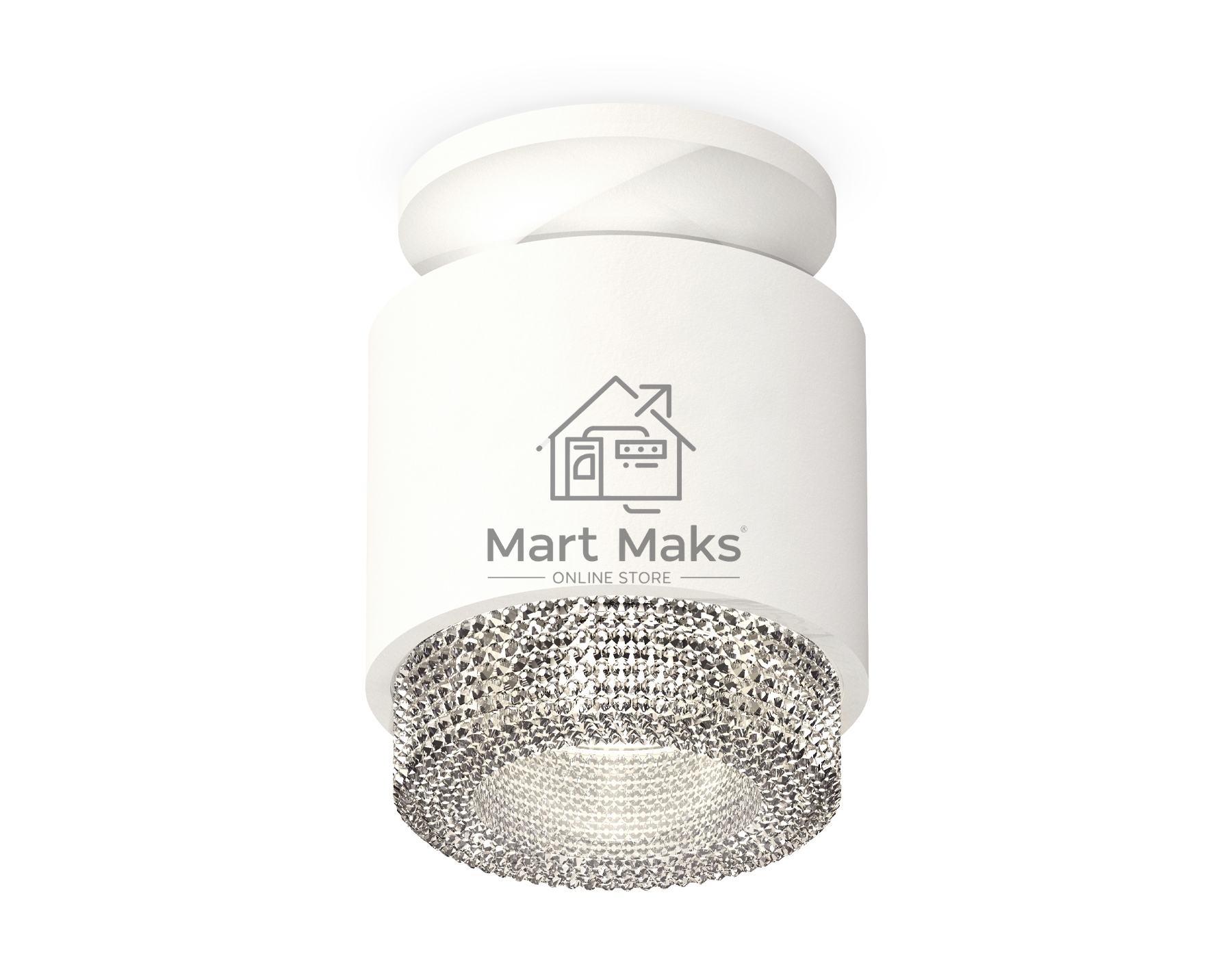 Светильник Ambrella Light XS7510042 SWH/CL белый песок/прозрачный MR16 GU5.3 (N7925, C7510, N7191)
