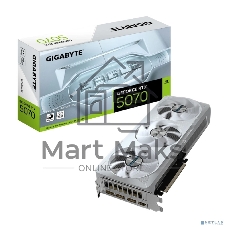 Видеокарта Gigabyte GeForce RTX 5070 EAGLE OC ICE, 12 GB GDDR7, 192 bit, 3xDisplayPort, HDMI, GPU 2805 MHz