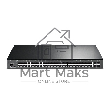 Коммутатор TP-Link TL-SG3452XP 48G 4SFP+ 48PoE+ 500W управляемый