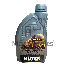 Масло моторное Huter 10W-40 полусинтетическое для четырехтактных двигателей, для техники, 1л.