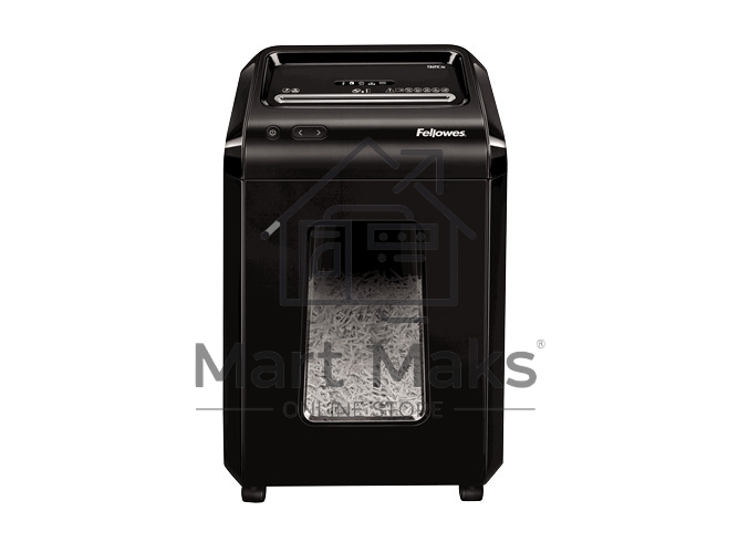 Шредер Fellowes Powershred 92Cs FS-1719301 P-4, 4х38мм, 18лст., 25лтр., уничтожает: скобы, карты, скрепки, CD
