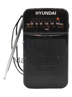 Радиоприемник портативный Hyundai H-PSR110 черный