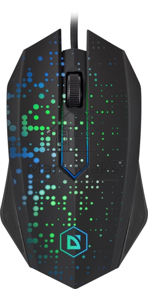 Мышь проводная Defender Event MB-754 черный, 1000 dpi, USB, кнопки - 3