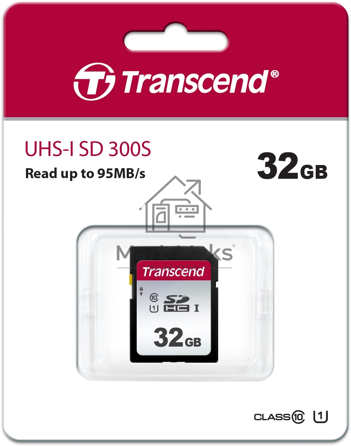 Флеш карта SD 32GB Transcend SDHC UHS-I U1