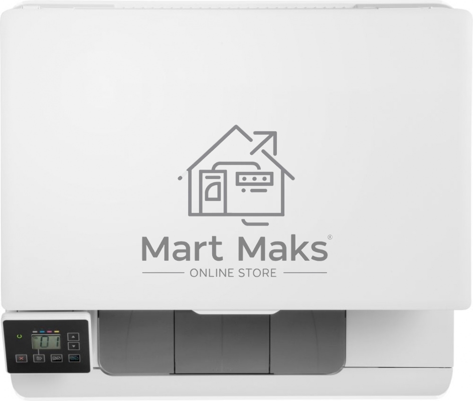 МФУ лазерный HP Color LaserJet Pro MFP M182n (7KW54A), A4, цветной, печ. до 16 стр/мин., 600 x 600 dpi (печать) 1200x1200dpi (скан.), USB, RJ-45, Air Print, Mopria
