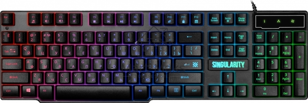 Игровой набор Defender Гарнитура, мышь, клавиатура, ковер MKP-118