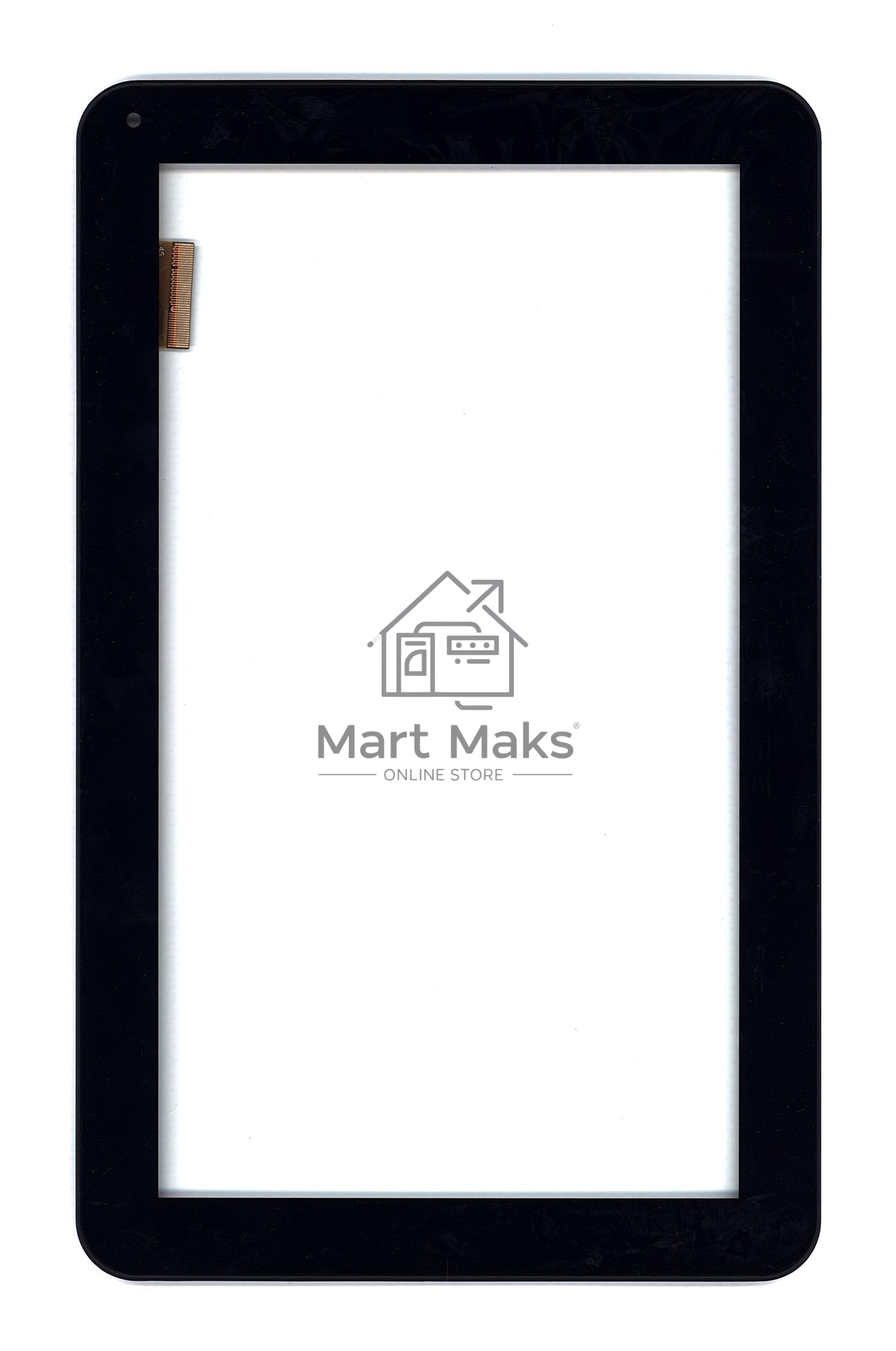 Сенсорное стекло (тачскрин) для Irbis TZ100. черное с рамкой