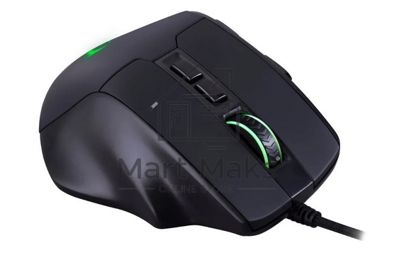 Мышь проводная Defender Redragon Bullseye черный, 12400 dpi, USB, кнопки - 8