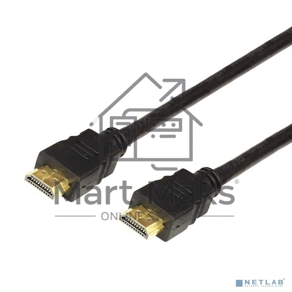 Кабель Rexant HDMI - HDMI 1.4, 5м, Gold