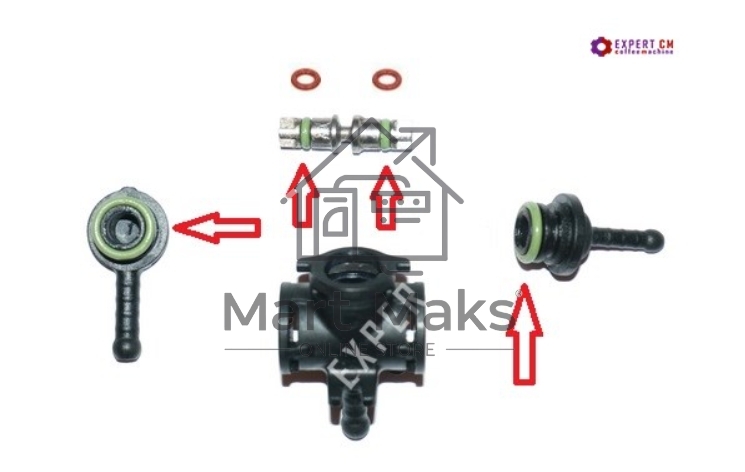 Ремкомплект крана пара Saeco Odea Talea