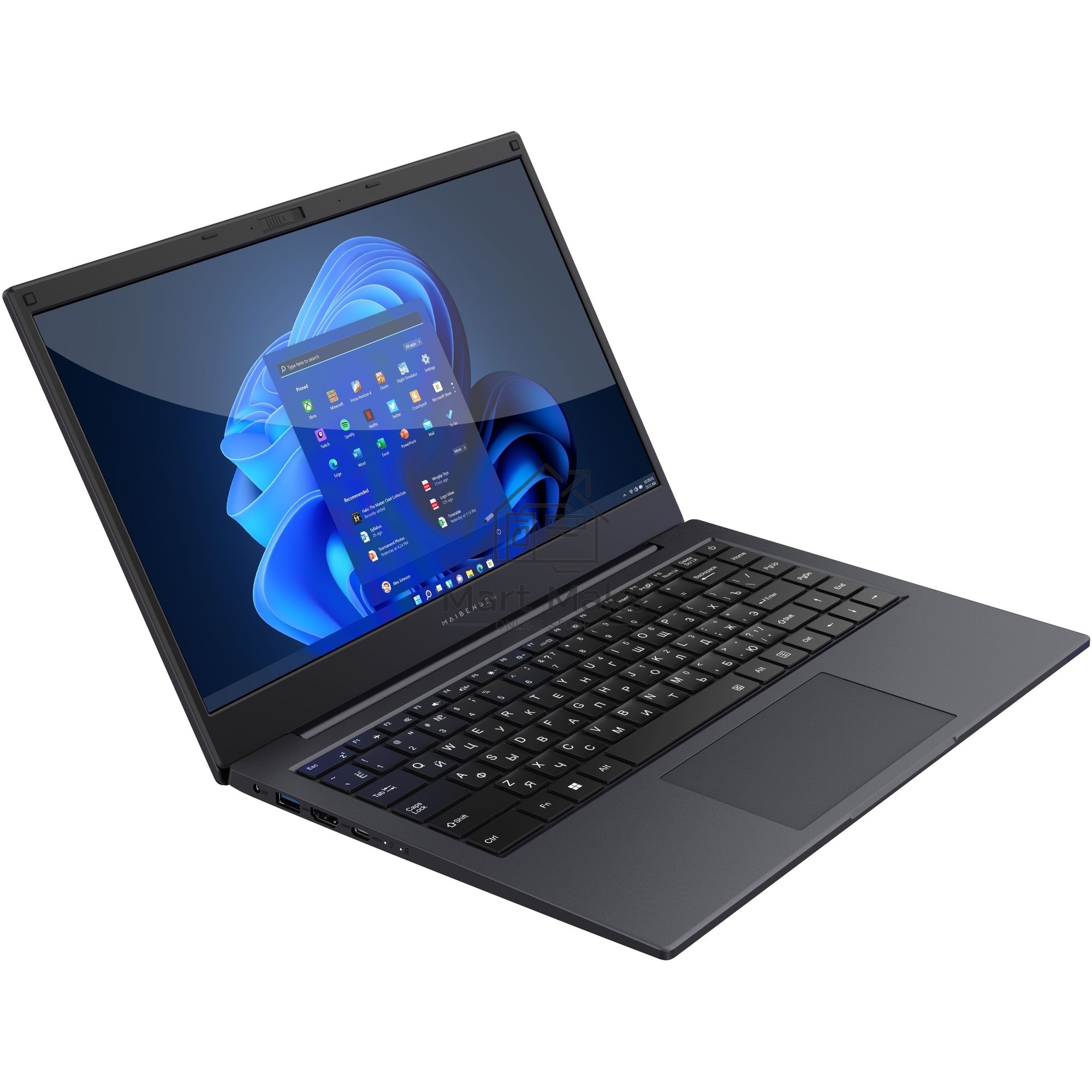 Ноутбук Maibenben Smart S14A--iN10UM темно синий S14A-iN10UMB1SLURE0 14