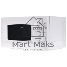 Микроволновая печь Midea MM720CKE белый, 20 л, 700 Вт, переключатели - поворотный механизм
