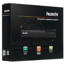Видеорегистратор Falcon Eye FE-MHD1116 16 канальный 5 в 1 регистратор: запись 16кан 1080N*12k/с; Н.264/H264+; HDMI, VGA, SATA*1 (до 8Tb HDD), 2 USB; Аудио 1/1; Протокол ONVIF, RTSP, P2P; Мобильные платформы Android/IO