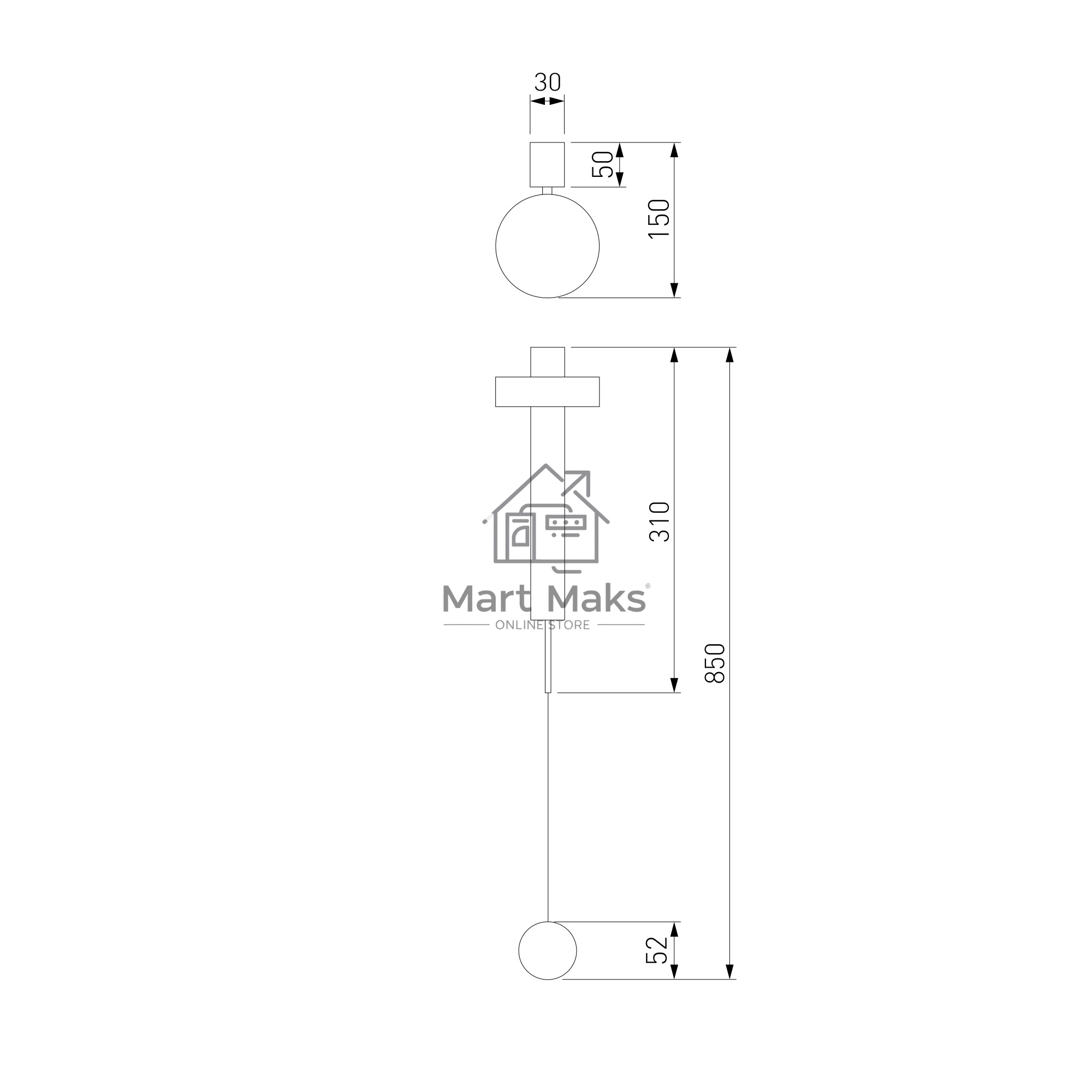 40112/LED / Светильник настенный светодиодный Orco LED черный