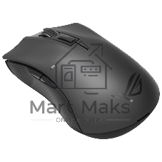Мышь беспроводная ASUS ROG Strix Carry черный, 7200 dpi, радиоканал, Bluetooth, USB, кнопки - 6
