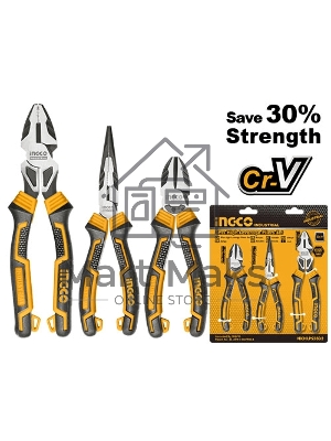 Набор шарнирно-губцевого инструмента с увеличенным рычагом 3 шт