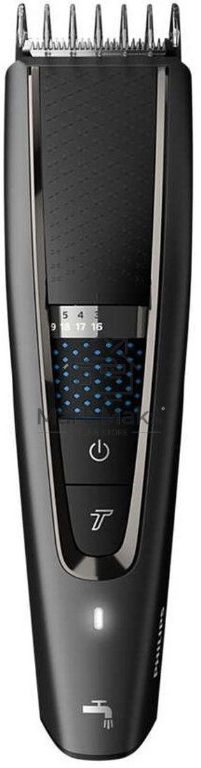 Моющаяся машинка для стрижки волос, series 5000, 28 установок длины (0,5–28 мм), Технология Trim-n-Flow PRO, 90 минут работы после 1 часа зарядки
