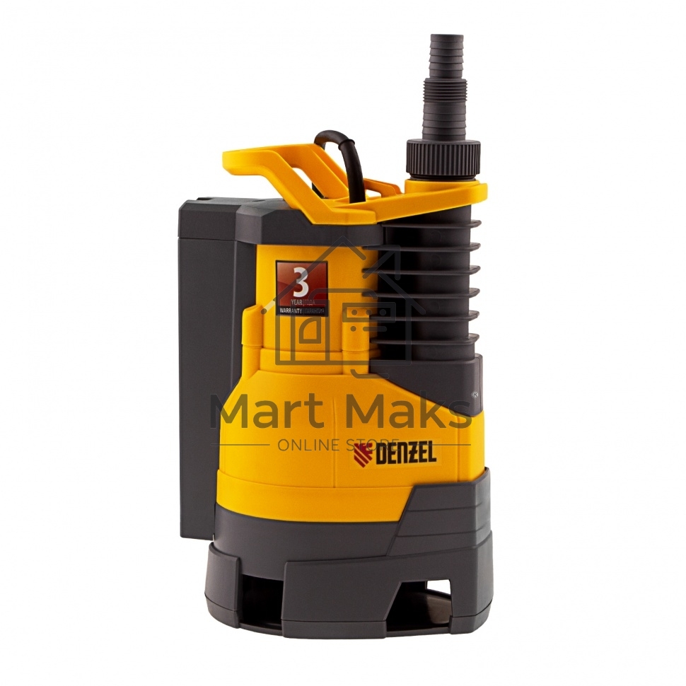 Насос Denzel DPХ950 дренажный х-pro 950Вт подъем 8.5м 15500л/ч