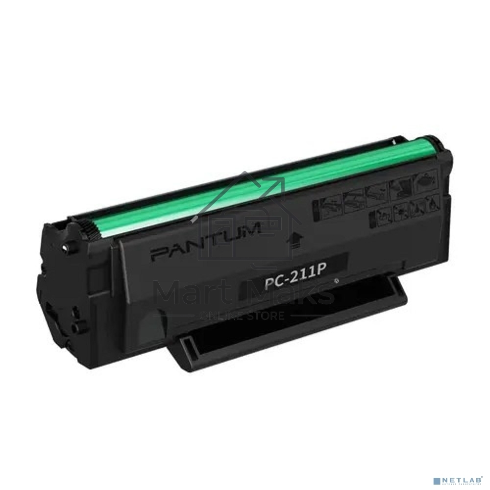 Картридж лазерный Pantum PC-211P, (аналог PC-211EV), черный (1600стр.) для Pantum Series P2200/2500/M6500/6550/6600