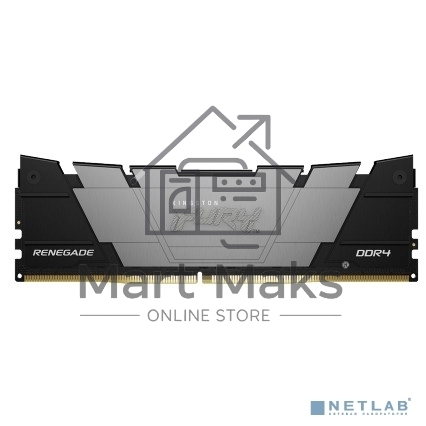Оперативная память Kingston Fury Beast, DDR4, 32GB (1x32GB), 3600MHz, CL18, DIMM, радиатор, черный