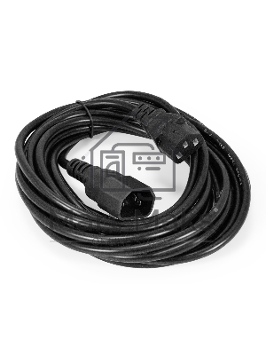 Кабель питания ExeGate Special EC-5S (C13->C14, 3*0.5мм2, CCA, черный, 5м)