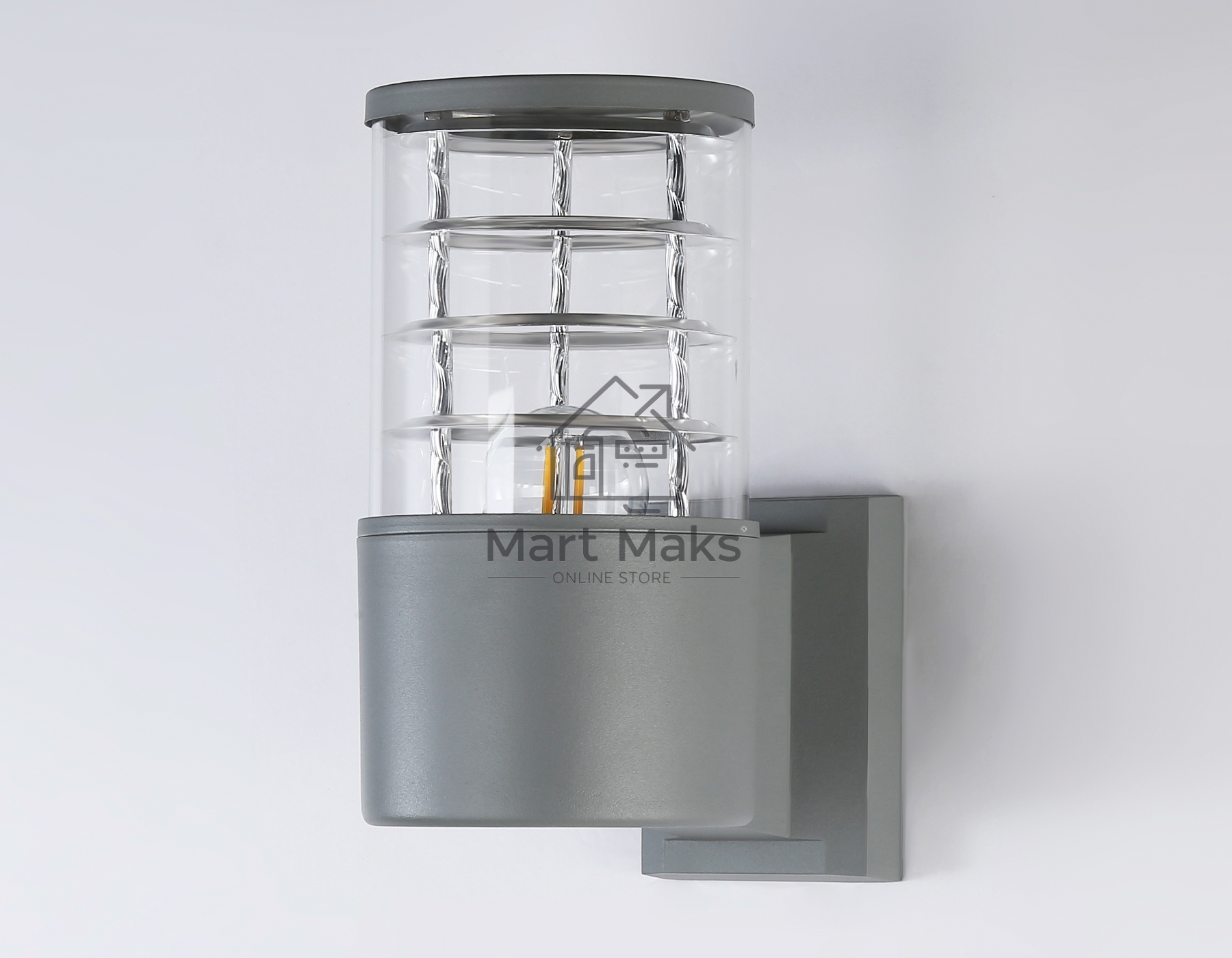 Светильник Ambrella light ST2521 GR/CL серый/прозрачный IP54 E27 max 40W 200*110*155