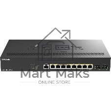 Коммутатор D-Link DGS-1210-10XP/ME/C1A, 8×1 Гбит/с + 2×10 Гбит/с SFP+, управляемый
