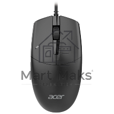 Комплект клавиатура+мышь Acer OCC500 проводной, USB, 1200 DPI, черный