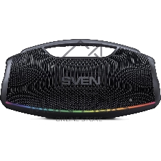 Портативная акустическая система SVEN PS-990, черный, 2.0, 2x90 Вт (RMS), IPx7, TWS, Bluetooth, USB, аккумулятор