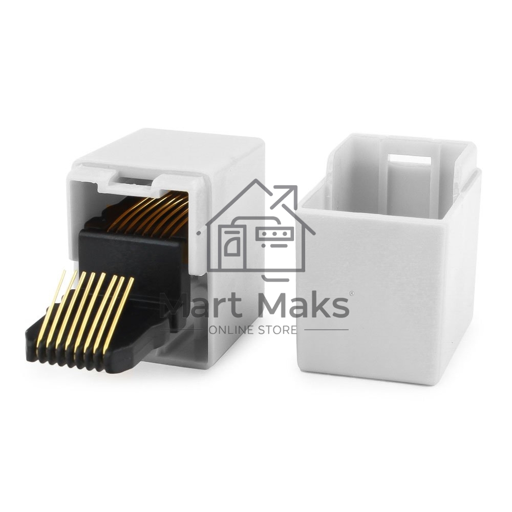 Коннектор проходной адаптер RJ45 Gembird Соединитель RJ-45F/RJ-45F TA350/1