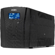 Источник бесперебойного питания UPS Sven Pro 1500 (1000 WA, LCD, USB, RG-45, 3 евро розетки)