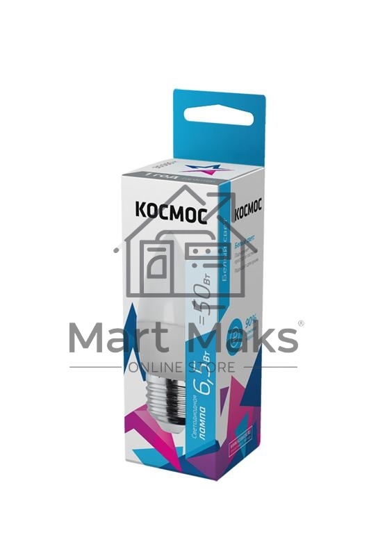 Лампа светодиодная LED BASIC CN 6.5Вт 220В E27 4500К Космос LkecLED6.5wCNE2745