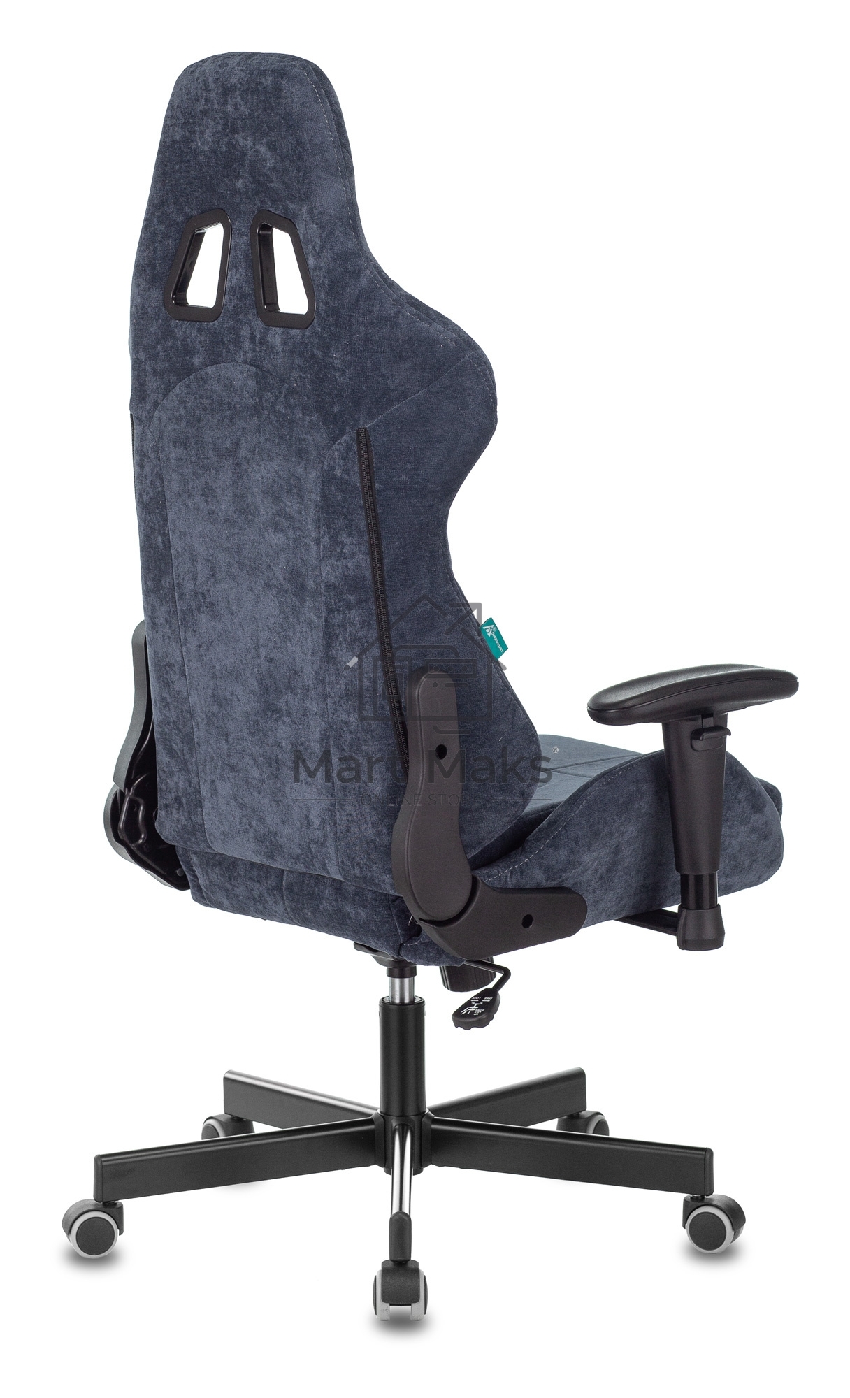 Кресло игровое Бюрократ VIKING KNIGHT LT27 FABRIC синий крестовина металл/пластик