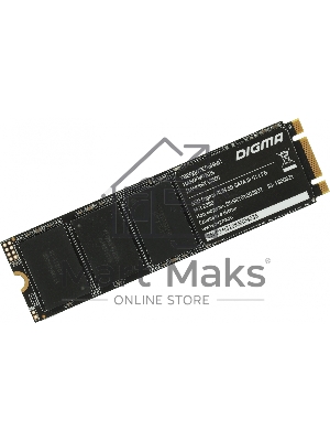 Накопитель SSD Digma Run S9, 512Gb, SATA III, M.2 2280, R/W 520/475