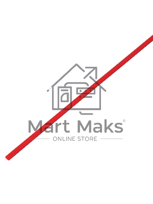 Трубка термоусаживаемая ТУТ 3,0/1,5мм, красная, упаковка 50 шт. по 1м, PROconnect