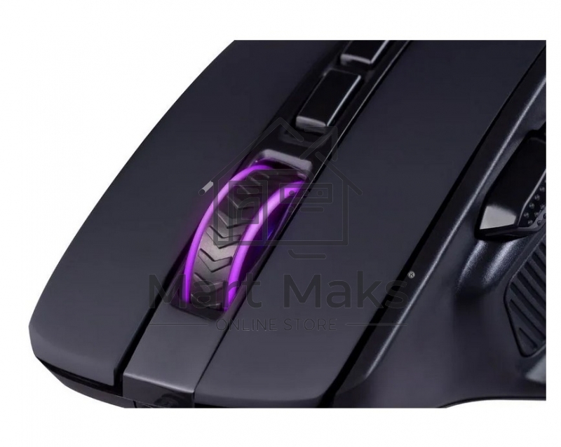 Мышь проводная Defender Redragon Bullseye черный, 12400 dpi, USB, кнопки - 8