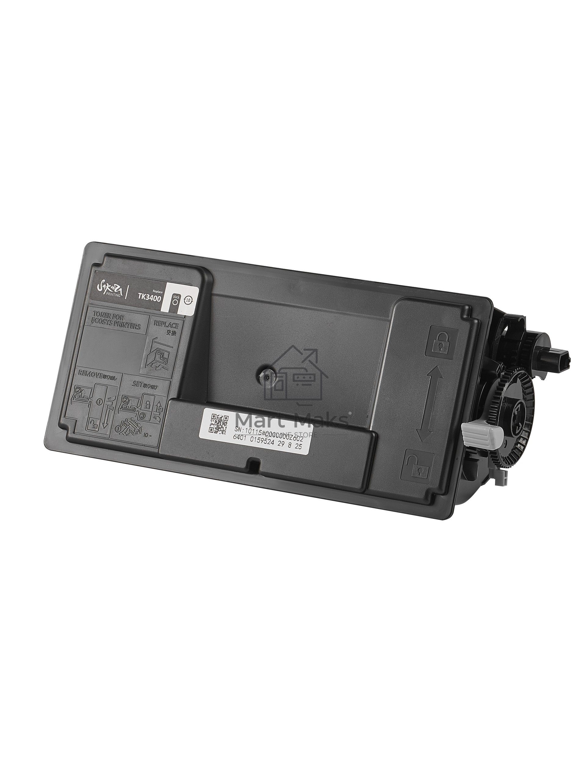 Картридж Sakura TK3400 для Kyocera Mita PA4500x/MA4500x/fx, черный, 12500 к.