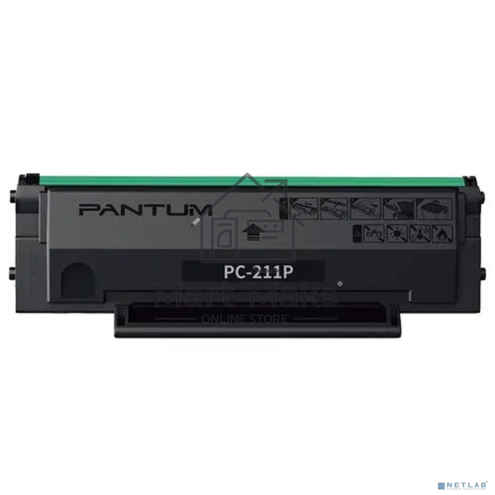 Картридж лазерный Pantum PC-211P, (аналог PC-211EV), черный (1600стр.) для Pantum Series P2200/2500/M6500/6550/6600