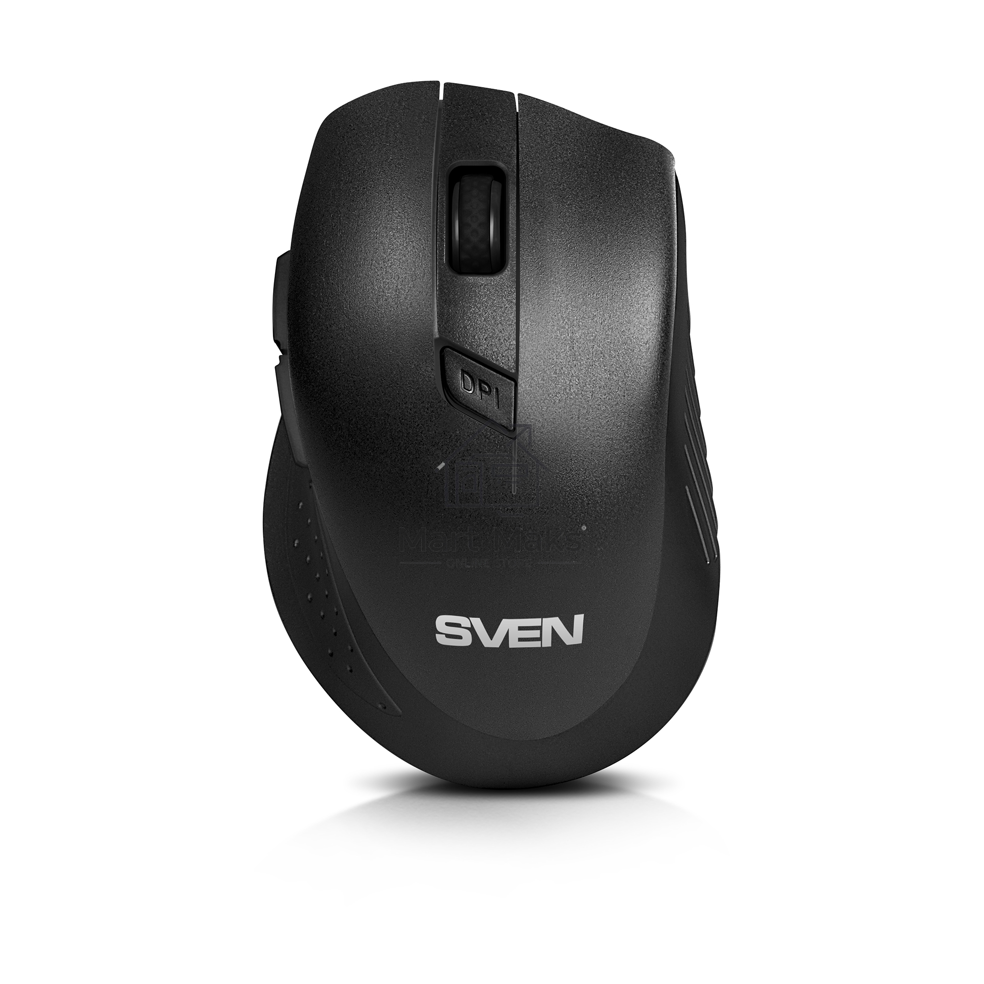 Мышь беспроводная SVEN RX-425W черный, 1600 dpi, радиоканал, USB, кнопки - 6