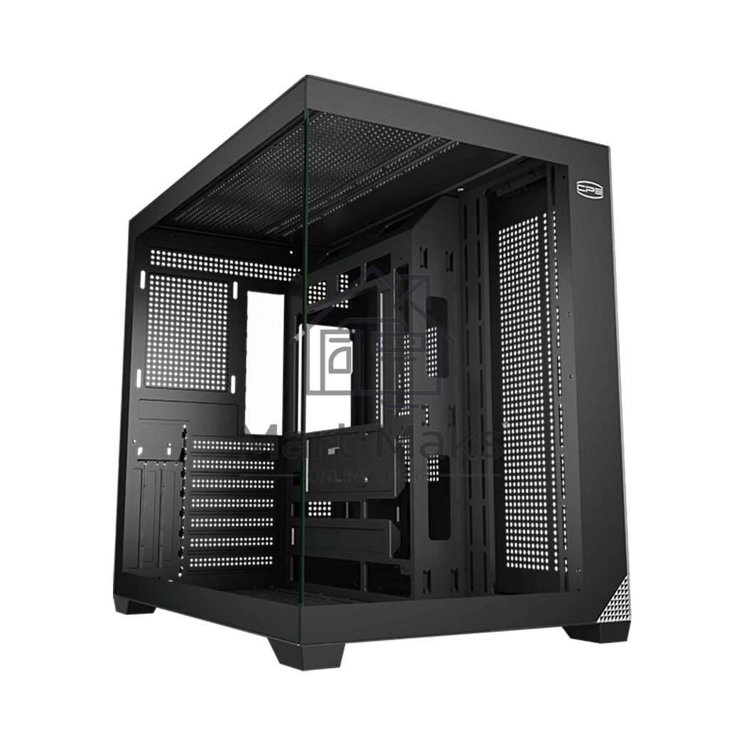 Корпус без блока питания PCCooler C3T700 BK, Midi-Tower, TG, no fans, 1xUSB-A 3.0 + 1xUSB-A 2.0 + 1xUSB-C, ATX, mATX, mITX черный