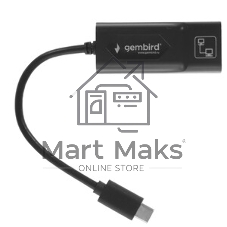 Сетевой адаптер Ethernet Gembird NIC-U6, Type-C - Gigabit Ethernet adapter