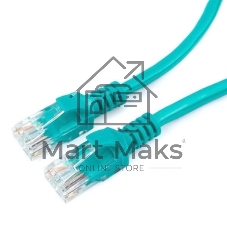 Патч-корд UTP Cablexpert cat.5e, 1.5м, литой, многожильный, зеленый