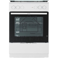 Плита комбинированная Gorenje GK6A20WF белый, конфорок 4 газовых, духовка 65 л, 60 см x 85 см x 60 см