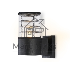 Светильник Ambrella light ST2522 BK/CL черный/прозрачный IP54 E27 max 40W 200*110*155
