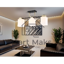 Светильник Ambrella light TR303046/3 BK/GD черный/золото E27/3 max 60W 540*100*270