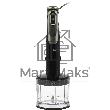 Блендер погружной Braun MQ9135XI черный, 1200 Вт, плавная регулировка, турбо