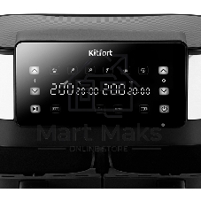 Аэрогриль Kitfort КТ-2259 черный, 2850 Вт, 7.6 л, сенсор, 6 программ