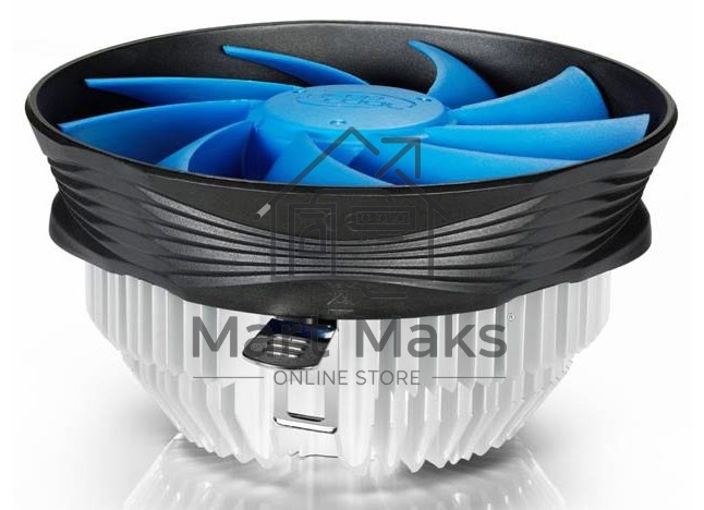 Кулер для процессора DEEPCOOL GAMMA ARCHER синий, 120 мм, алюминий, 1600 об/мин, 26.1 дБ, 3 pin, 95 Вт, 65.5 мм